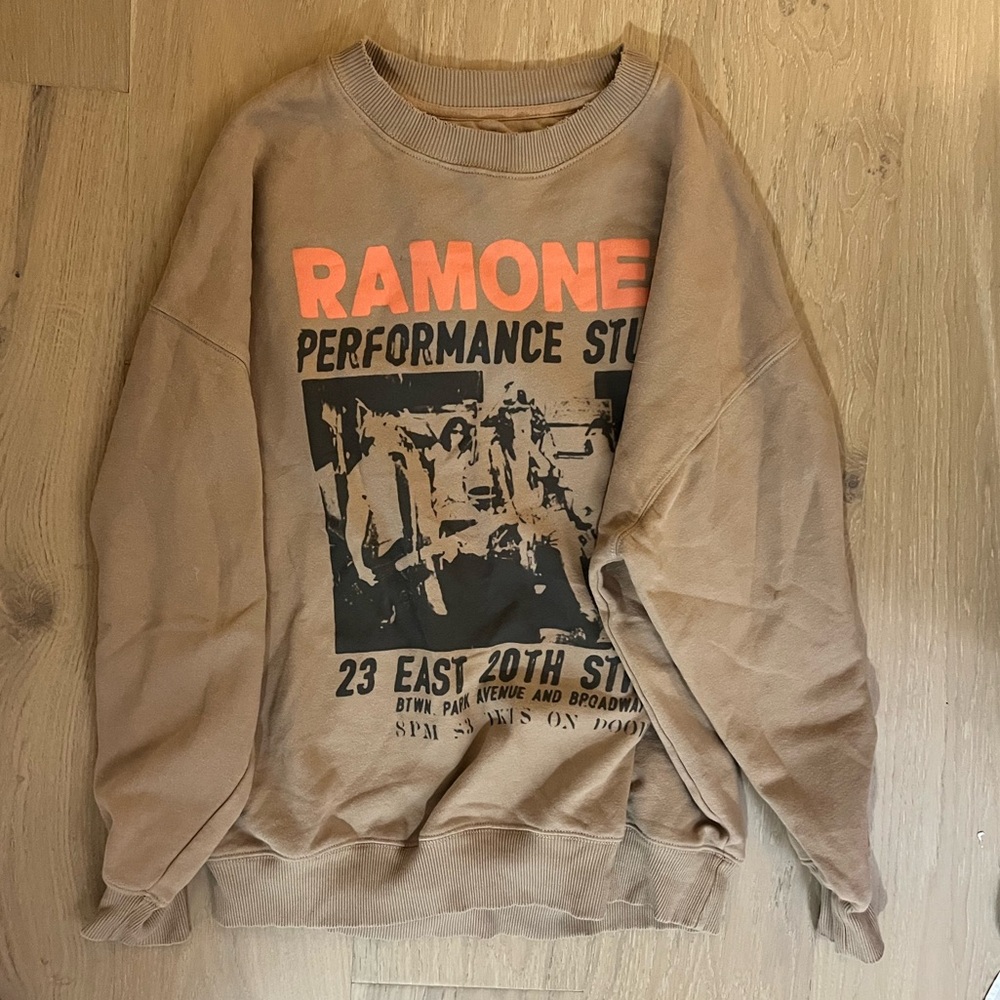 American Eagle Oversized Ramones Sweatshirt, Small